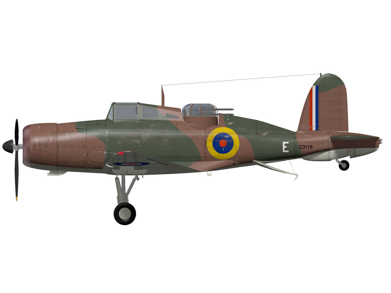 Blackburn Roc 3D model | CGTrader