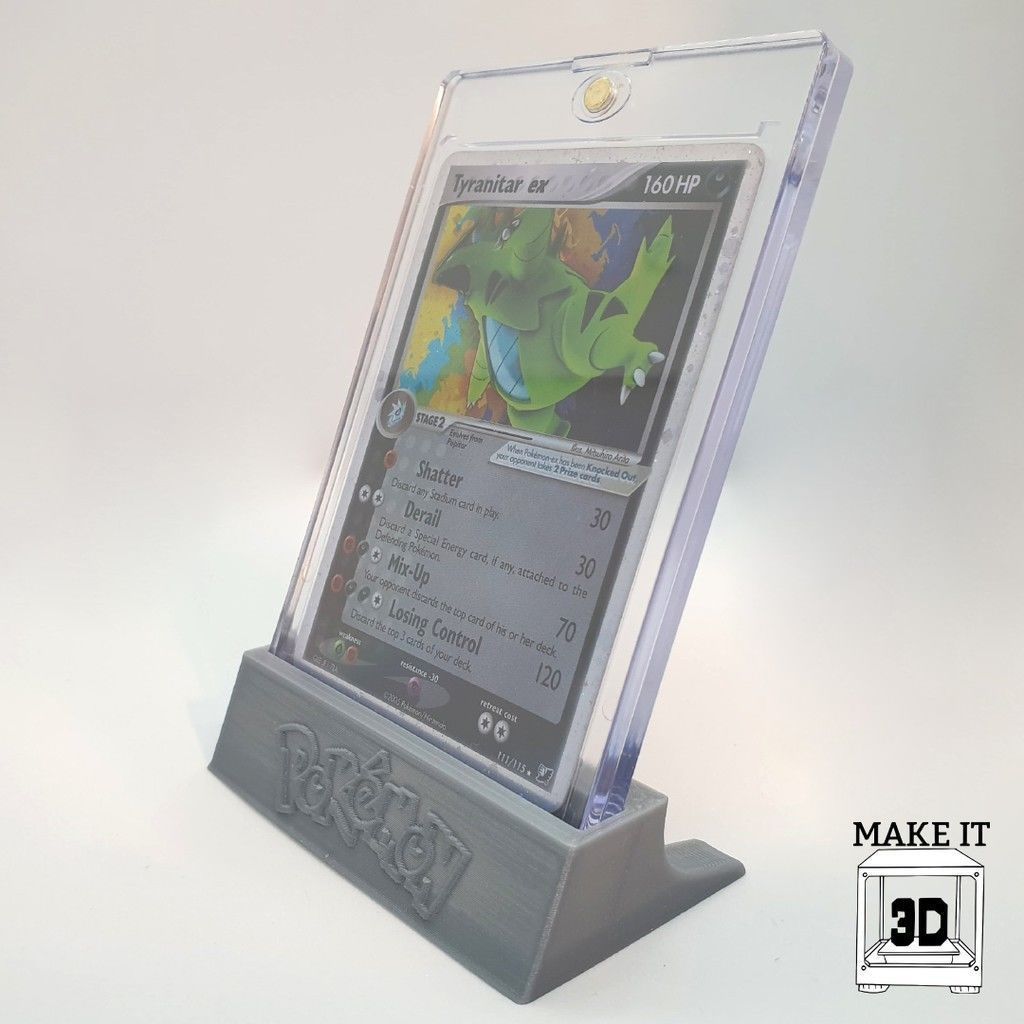 Card Stand - fits Ultra Pro One Touch 35pt magnetic case 3D model 3D ...