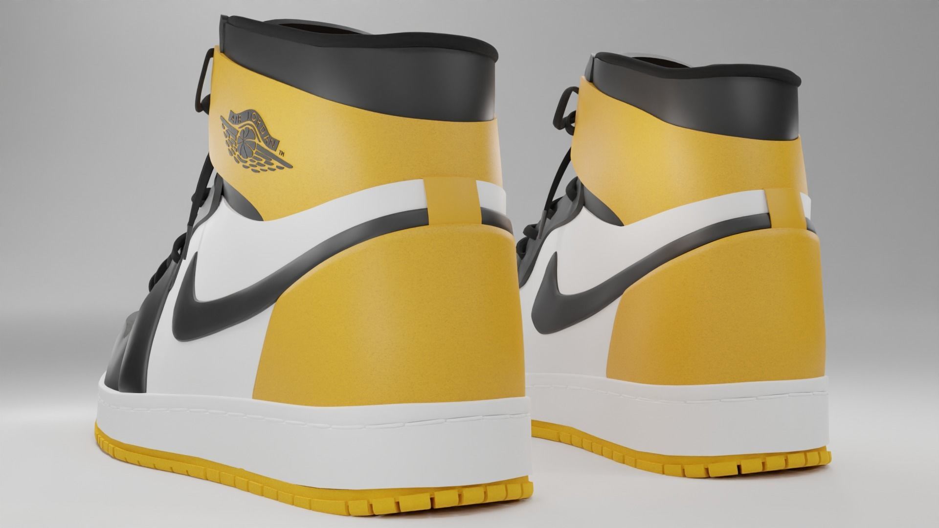 michael jordan yellow shoes