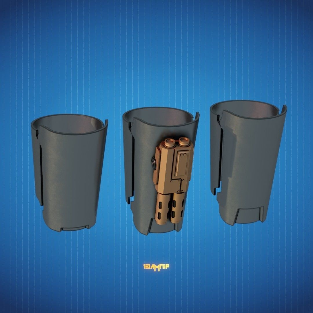 Custom Mandalorian Gauntlets 3D model 3D printable | CGTrader