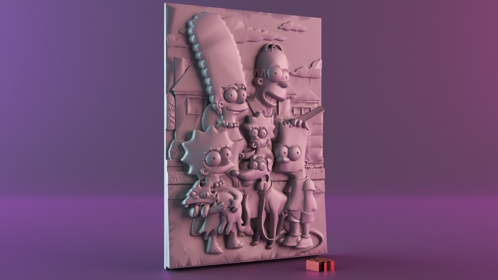 The Simpsons free 3D model 3D printable | CGTrader