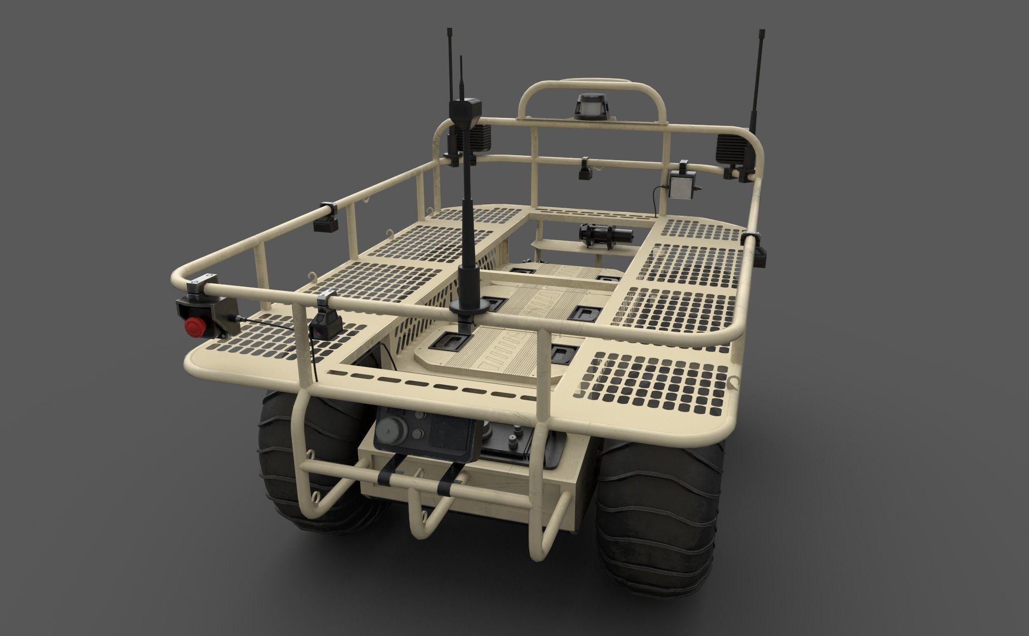 3D model Probot UVG unmanned ground vehicle VR / AR / low-poly | CGTrader