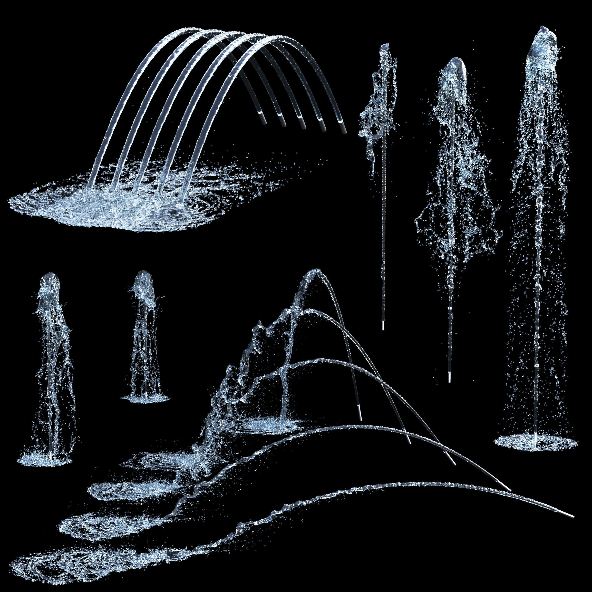 Water Collection 9 3D model | CGTrader