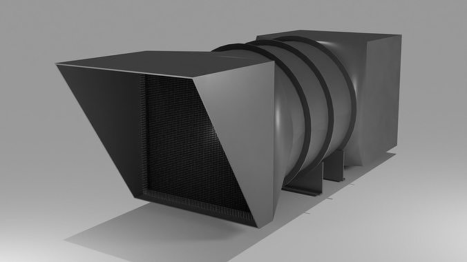 Air Ventilation box system 3D model | CGTrader