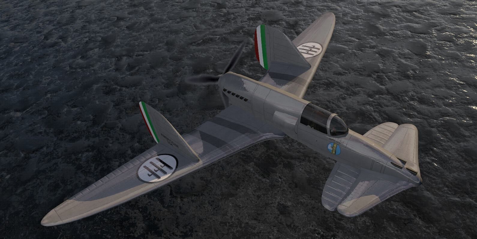 SAI Ambrosini SS4 3D model CGTrader