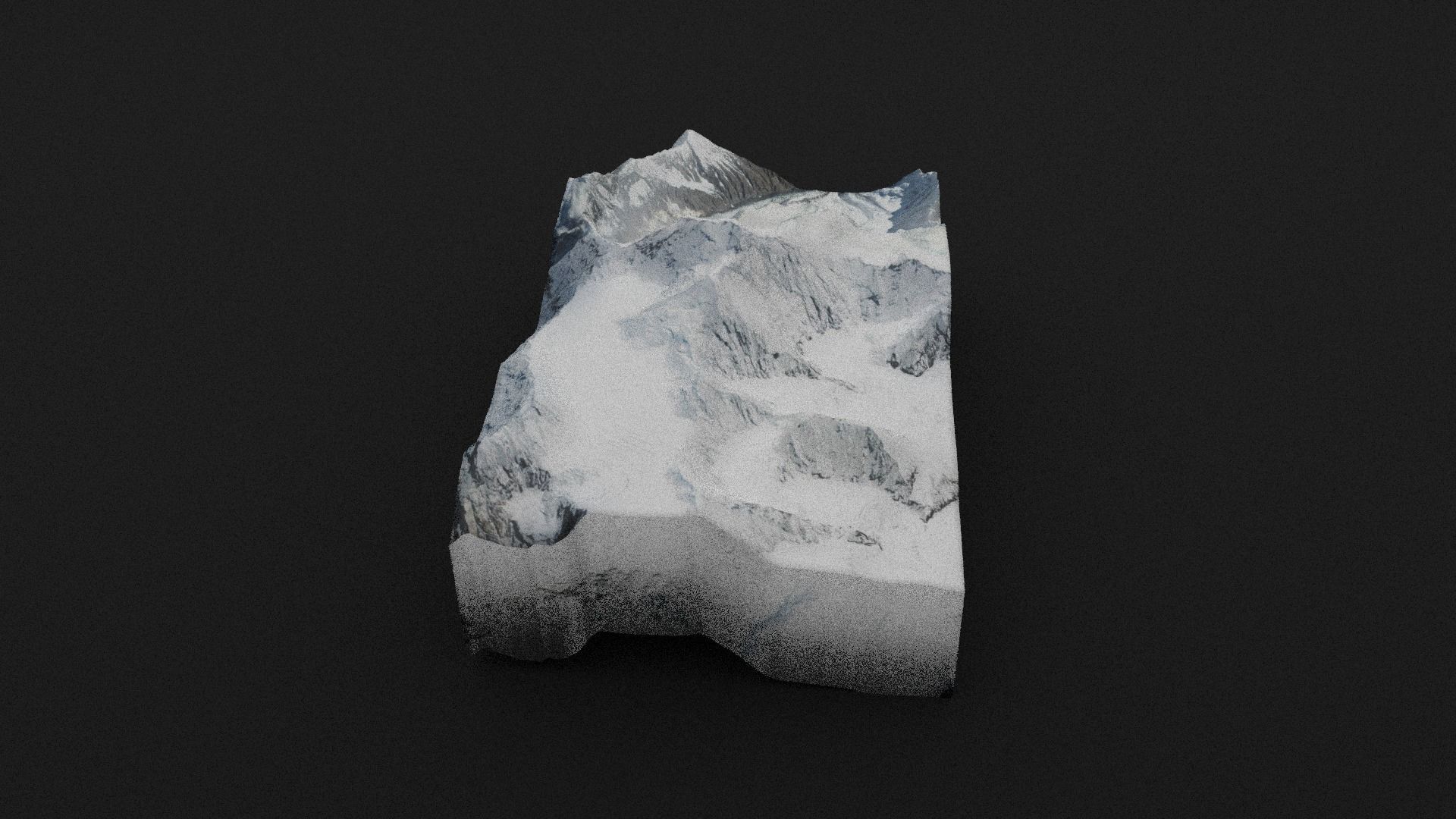 3D model Ismoil Somoni Peak VR / AR / low-poly | CGTrader