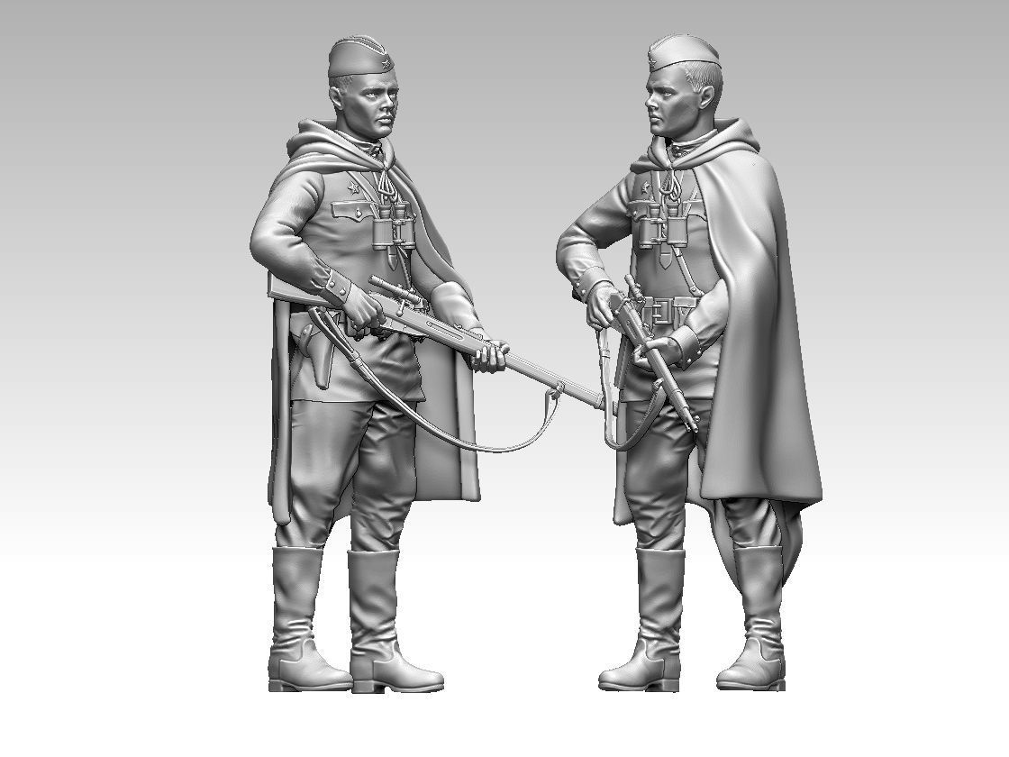 RUSSIAN SOLDIER 3D model 3D printable | CGTrader