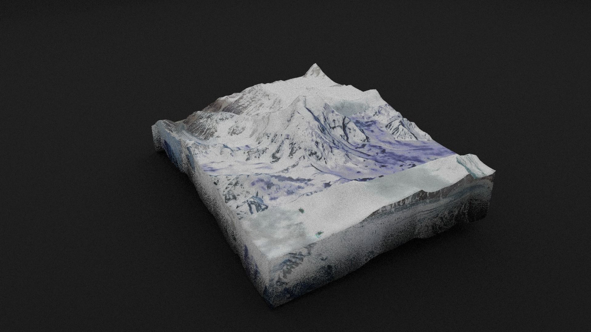 3D model Saltoro Kangri VR / AR / lowpoly CGTrader