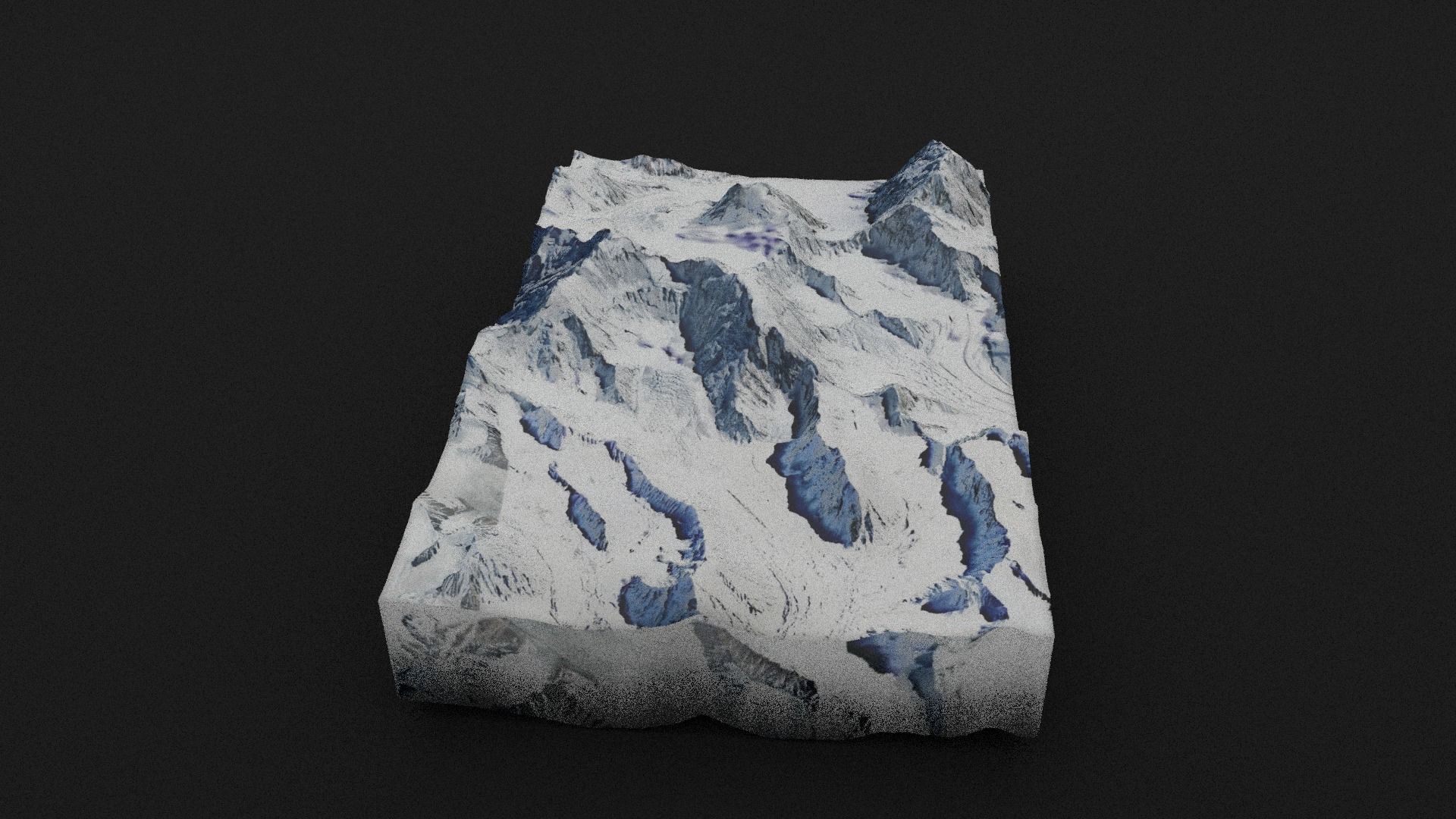 3D model Saser Kangri VR / AR / lowpoly CGTrader