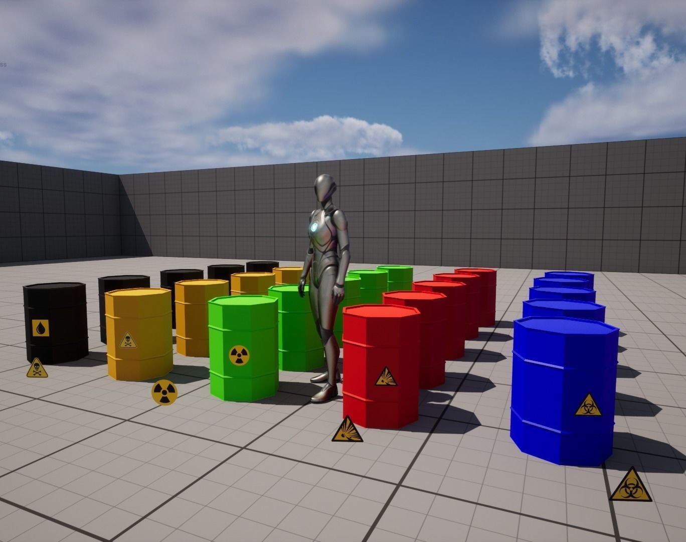 LowPoly Barrels Pack Game Ready Asset free VR / AR / low-poly 3D model ...