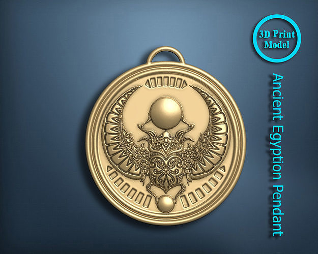SCARAB PENDANT ANCIENT NECKLACES 3D model 3D printable | CGTrader