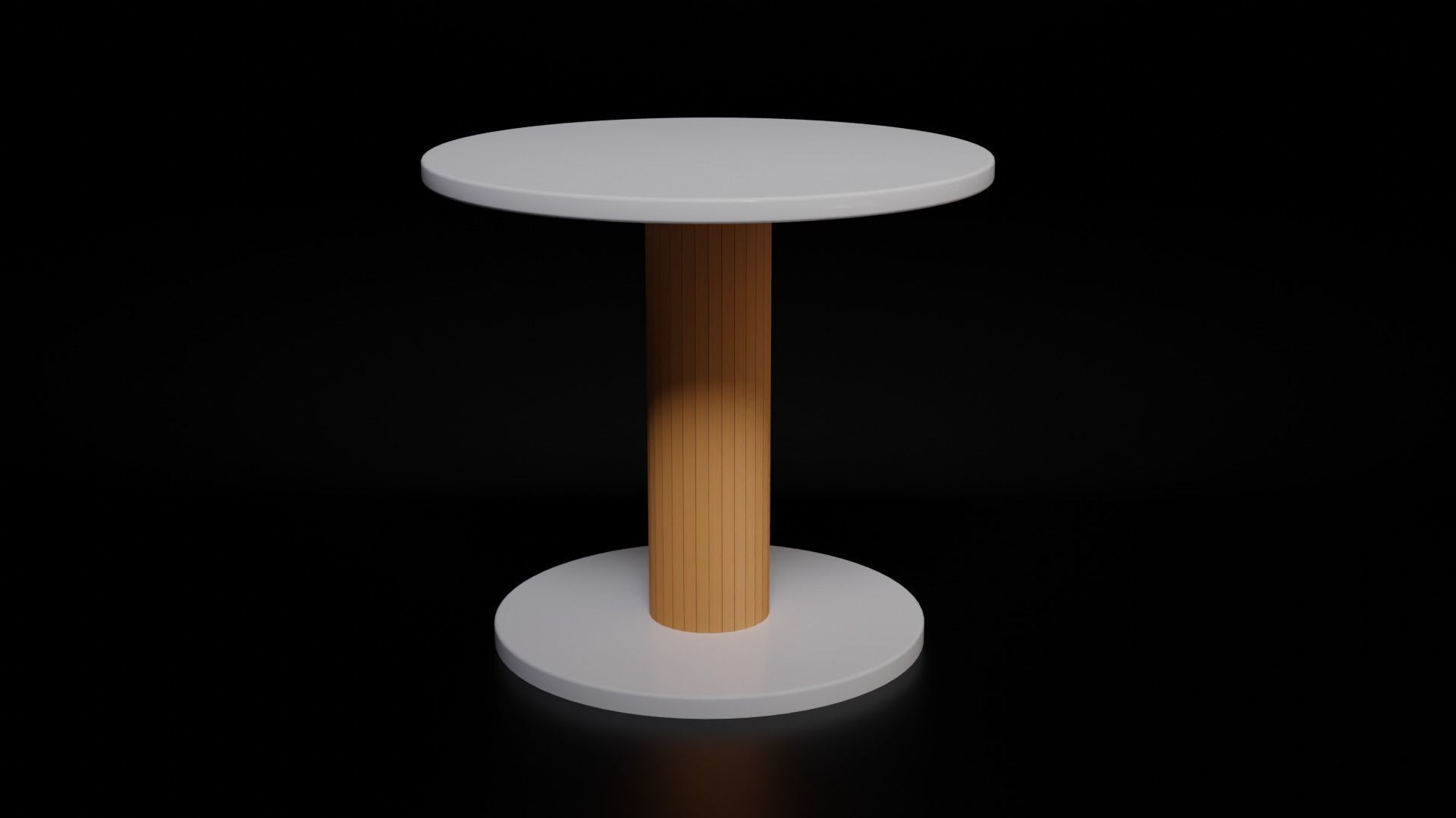 Mid-century Modern Round Table free 3D model | CGTrader
