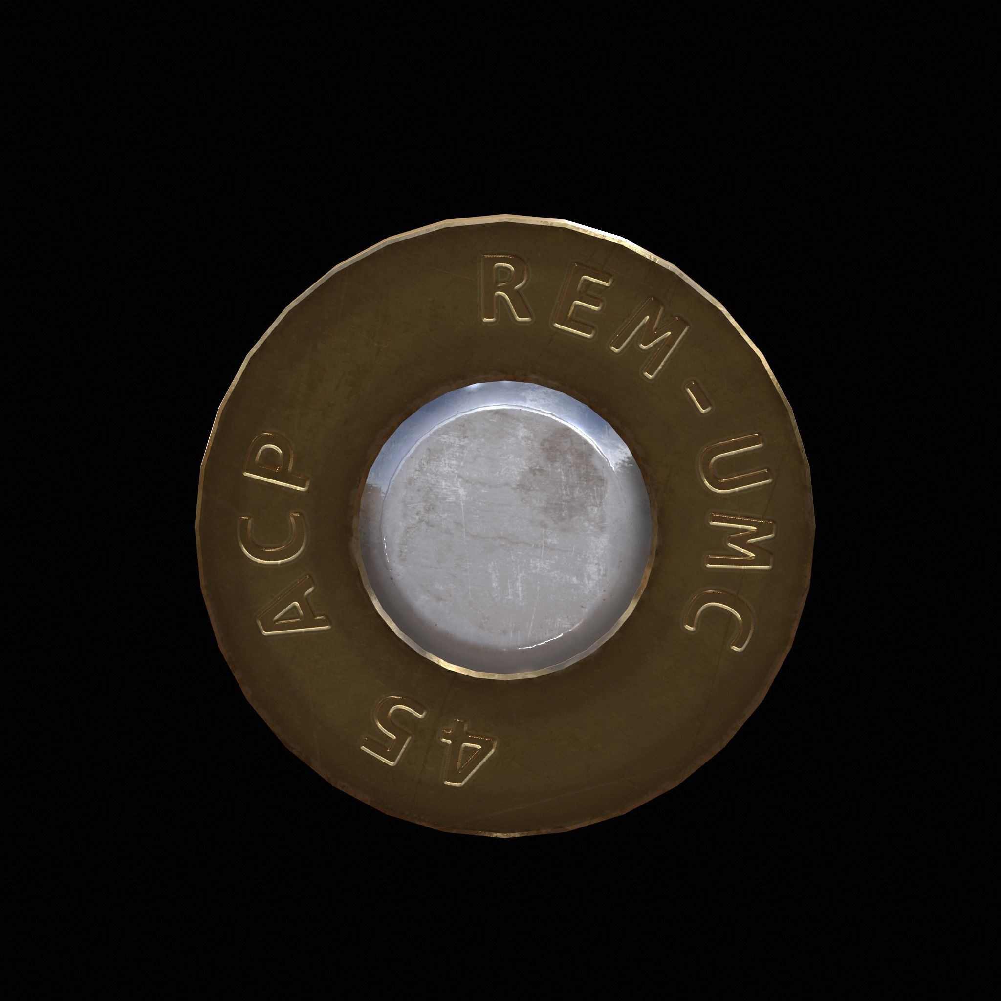 3D model 45 Remington Thompson Cartridge VR / AR / lowpoly CGTrader