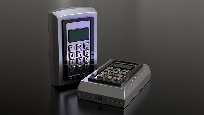 3D model Keypad Lock VR / AR / low-poly | CGTrader