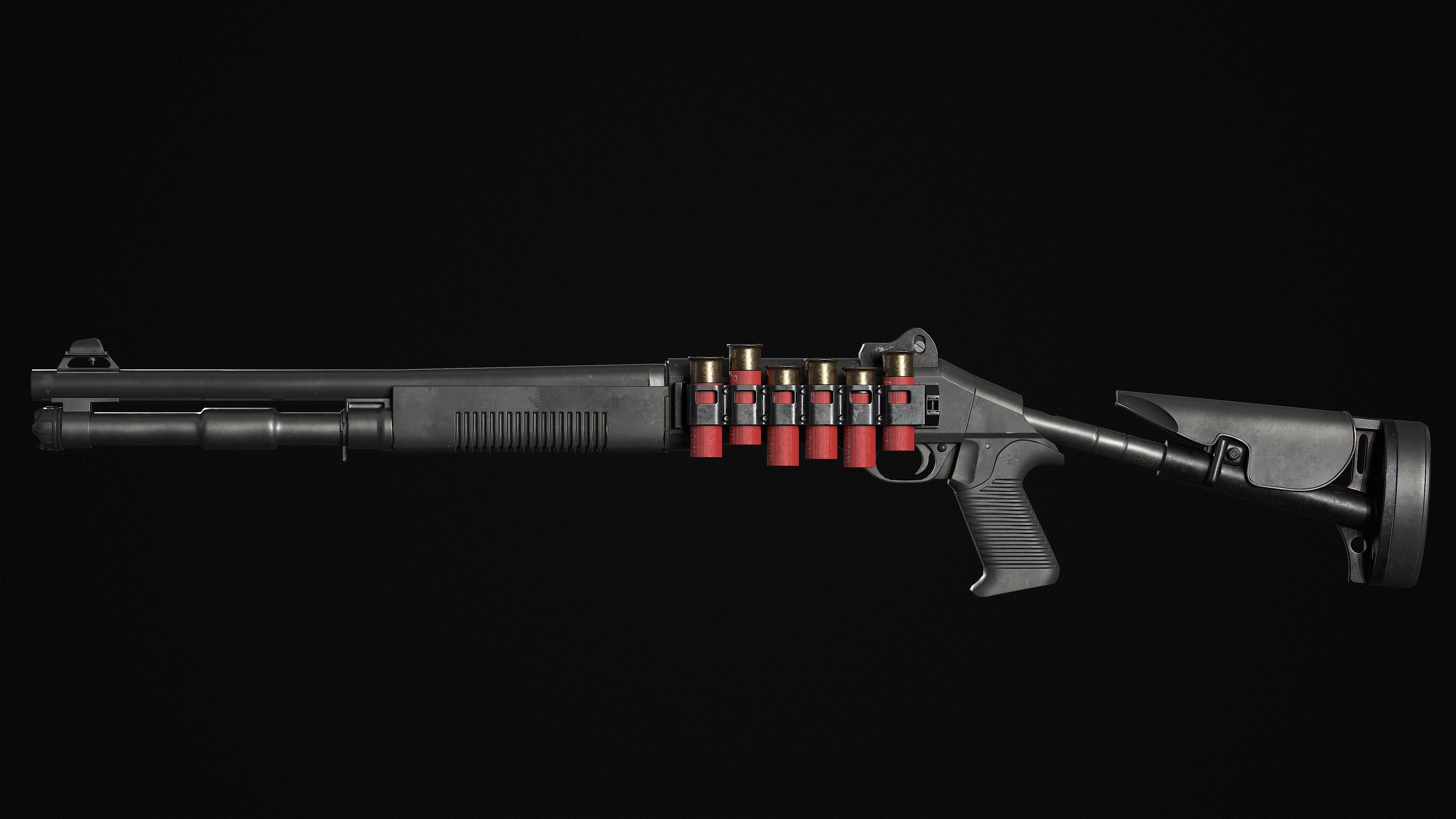 3D model Benelli M4 Shotgun VR / AR / low-poly | CGTrader