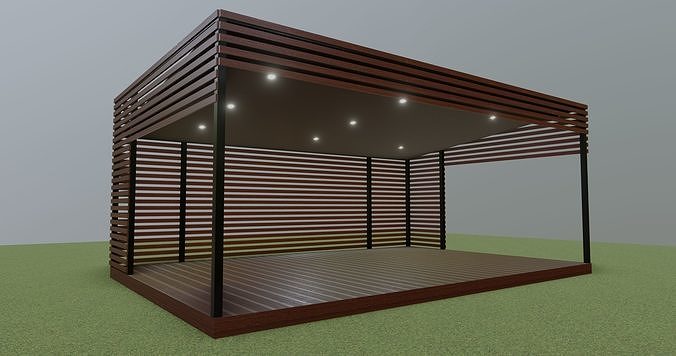 Pergola 3D model | CGTrader