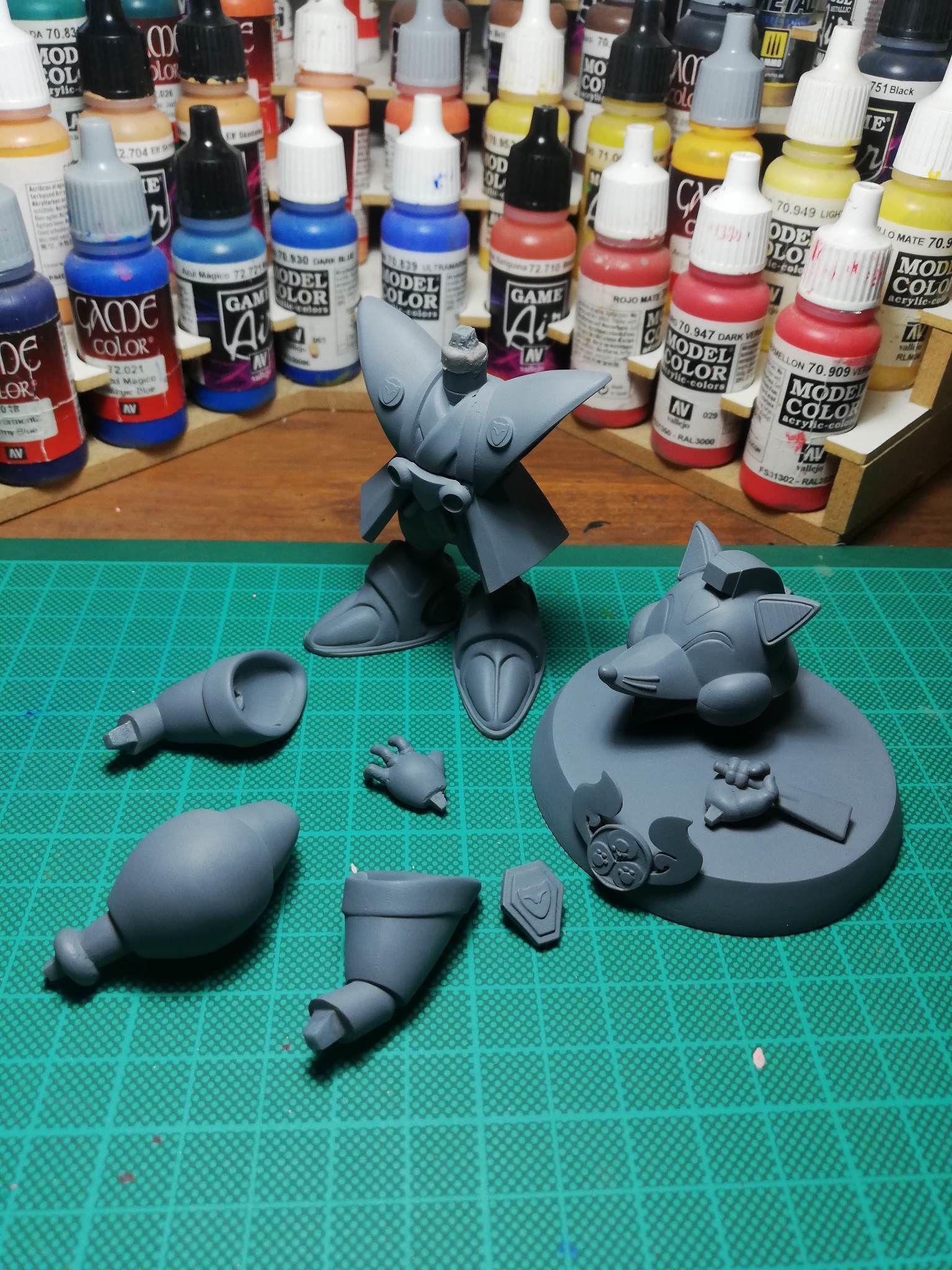 BIG CHEESE Samurai Pizza Cats Fanart 3D model 3D printable CGTrader