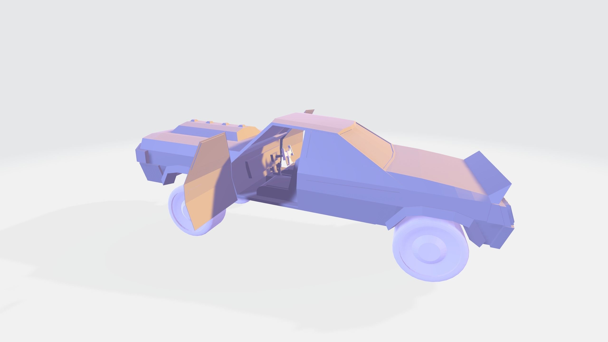 3D model hydraulic lowrider cars VR / AR / lowpoly CGTrader