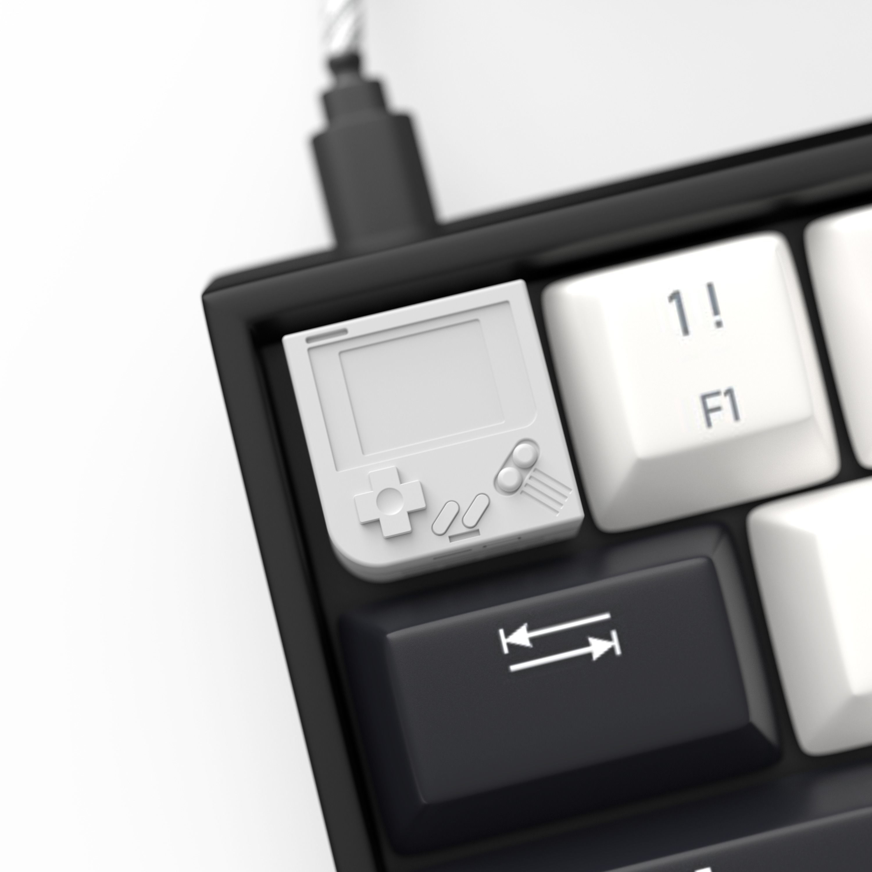 Gameboy keycap for mechanical keyboard 3D model 3D printable CGTrader