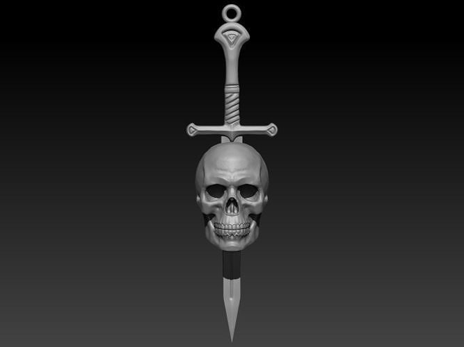 Sword Skull 3D model 3D printable | CGTrader