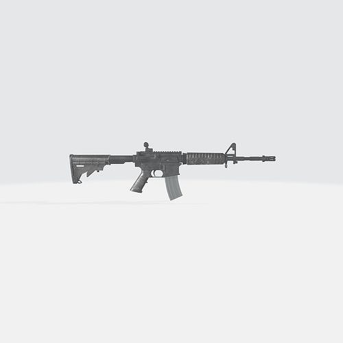 3D model Gun AR4 VR / AR / low-poly | CGTrader