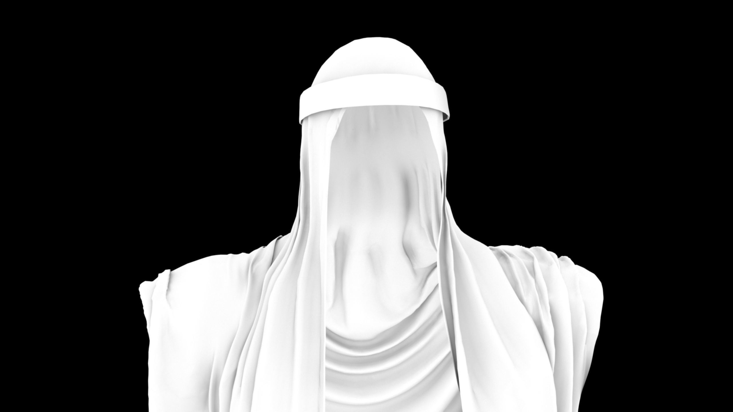 Arab Head Cover 3D model CGTrader