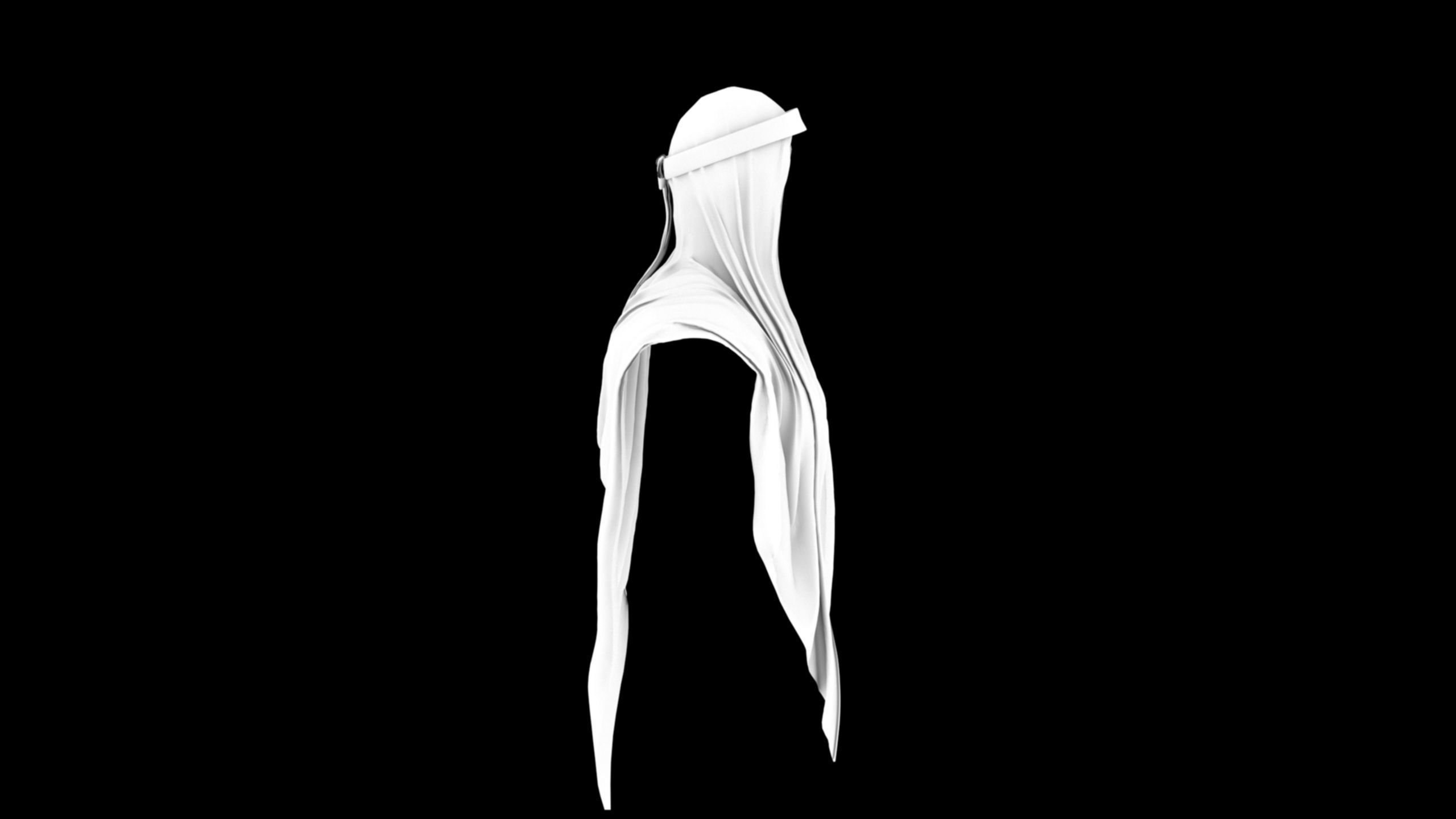 Arab Head Cover 3D model CGTrader