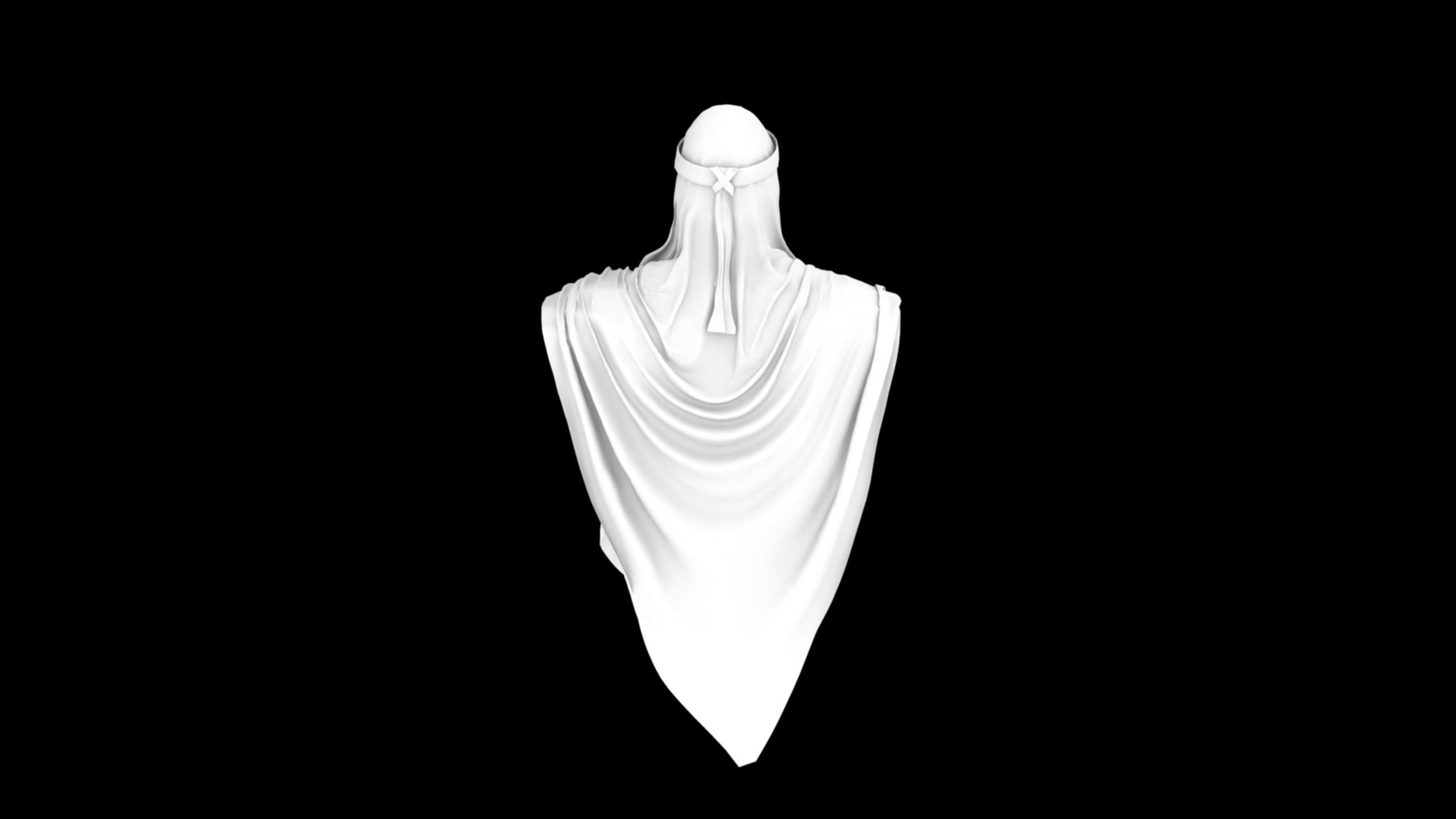 Arab Head Cover 3D model CGTrader