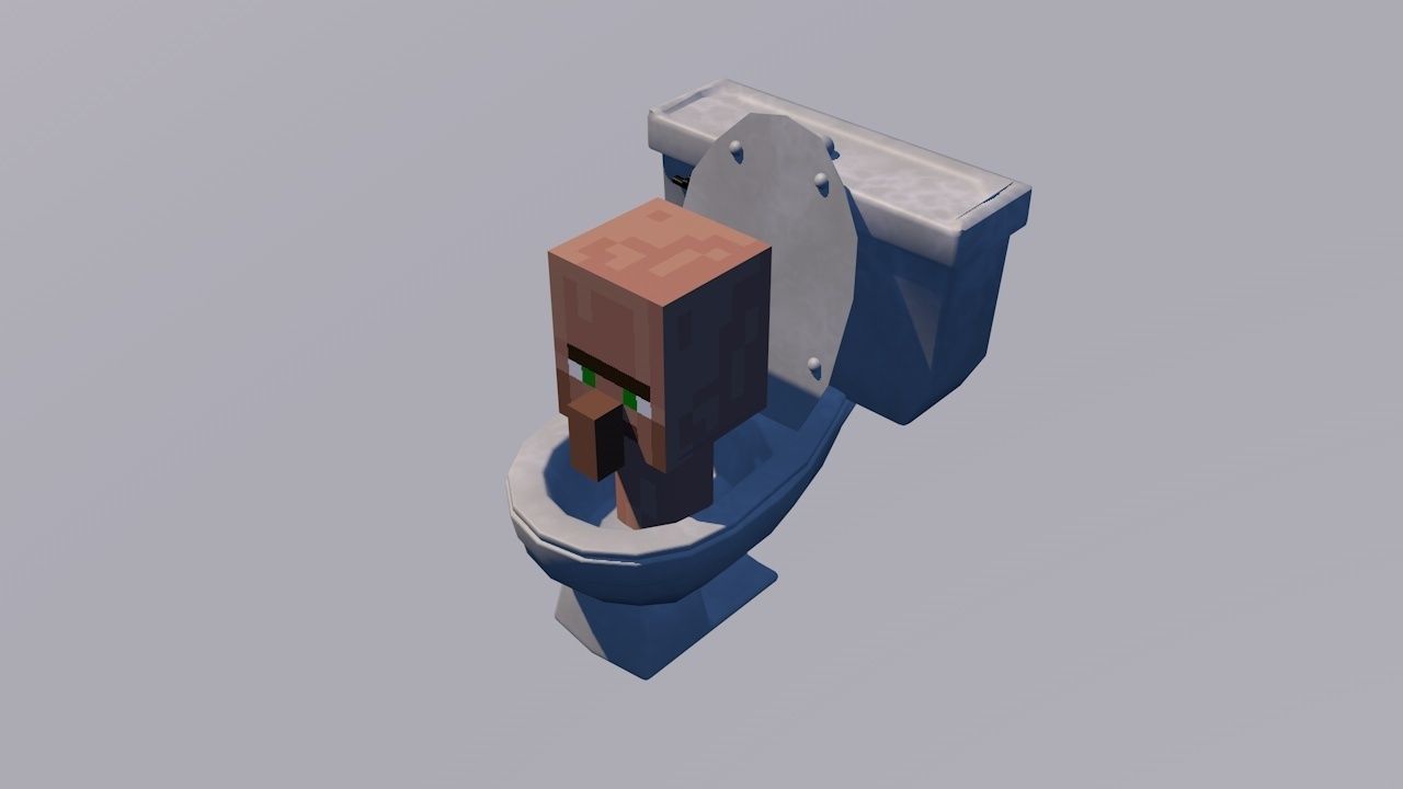 3D model Skibidi Toilet Minecraft VR / AR / low-poly | CGTrader