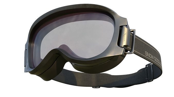 snow mask with 4k pbr texture 3D model | CGTrader