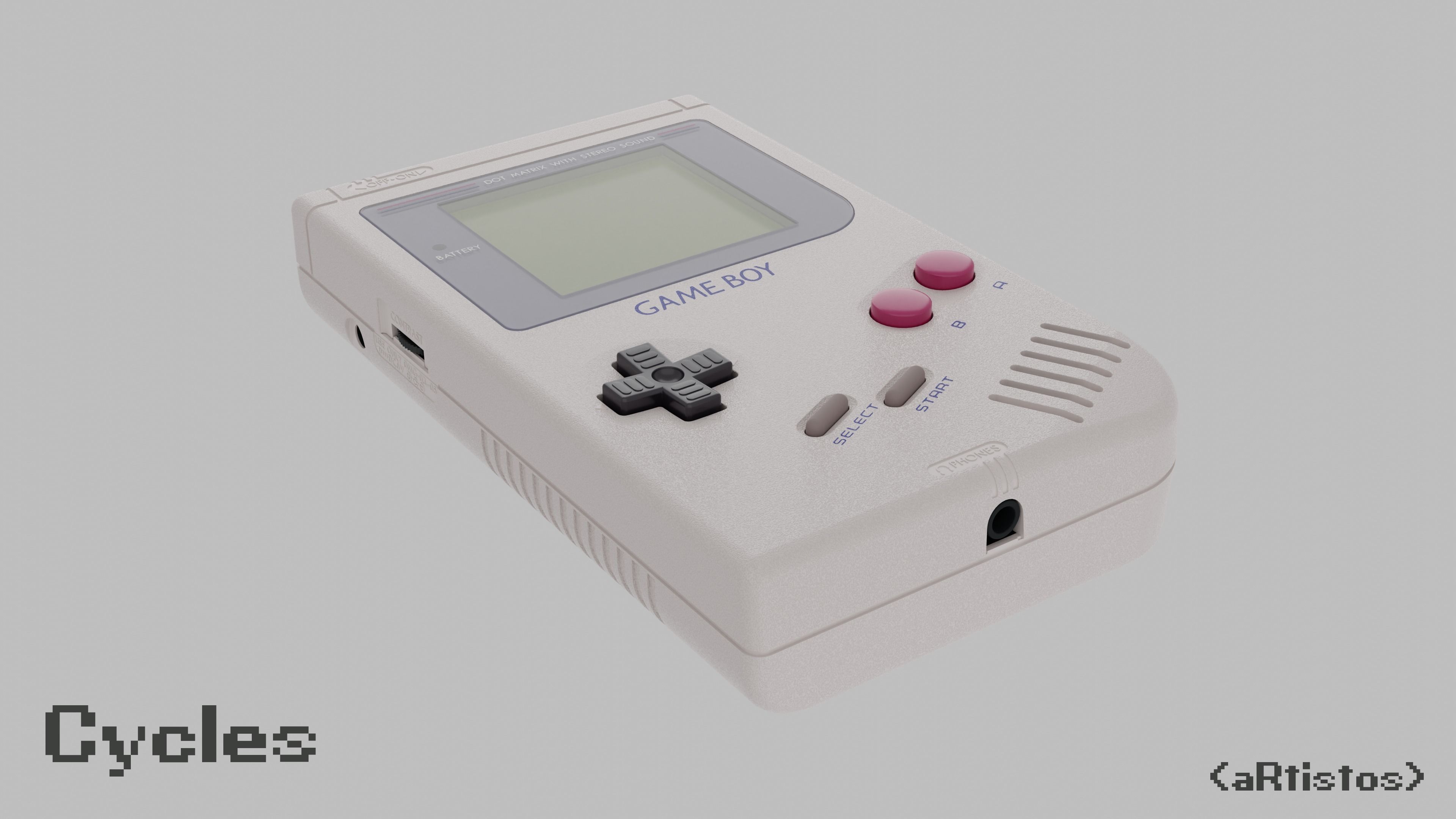 Game Boy Classic DMG-01 3D model | CGTrader
