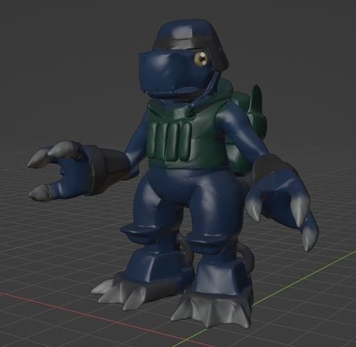 commandramon 3D model 3D printable | CGTrader