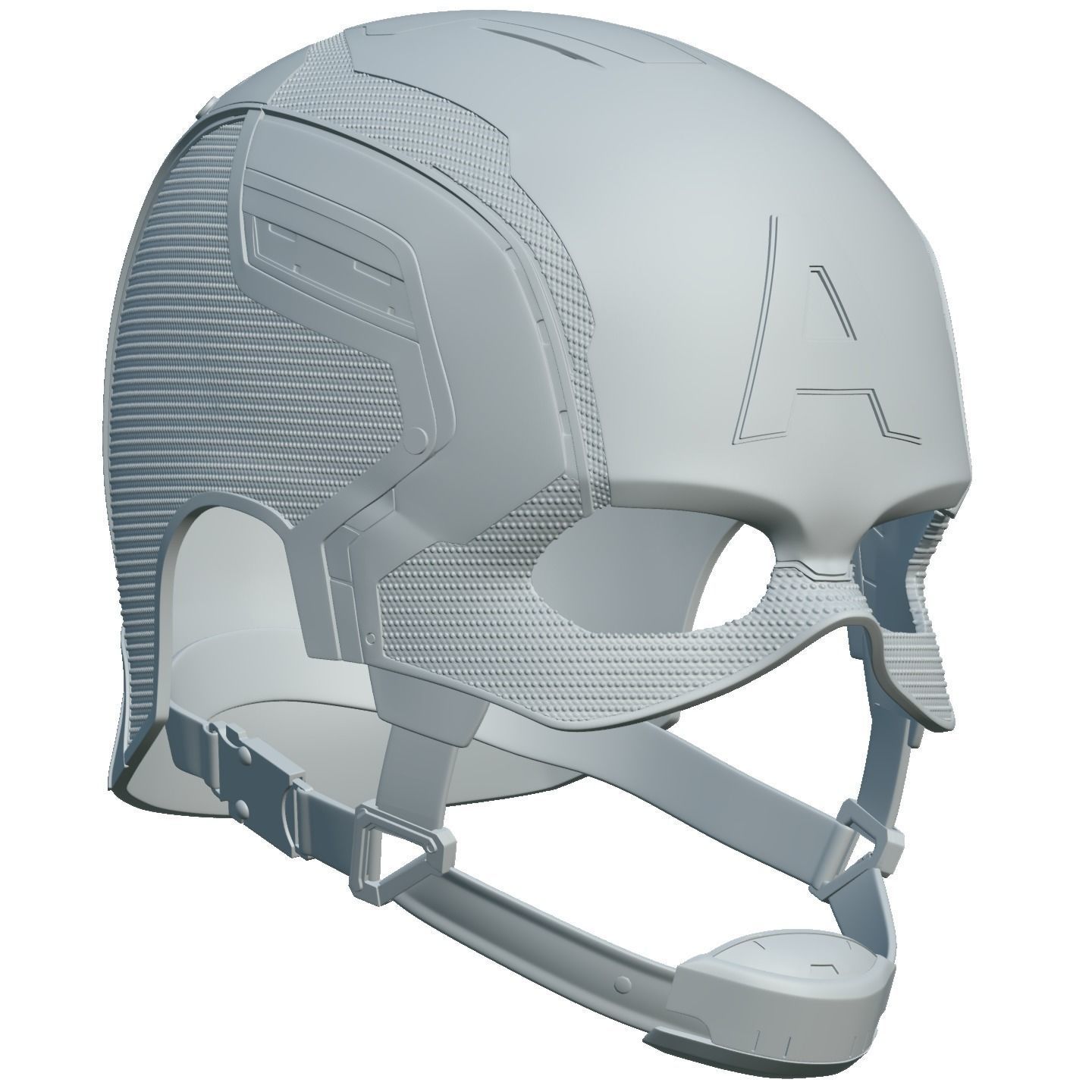 Highly accurate Captain America helmet 3d print model 3D model 3D ...