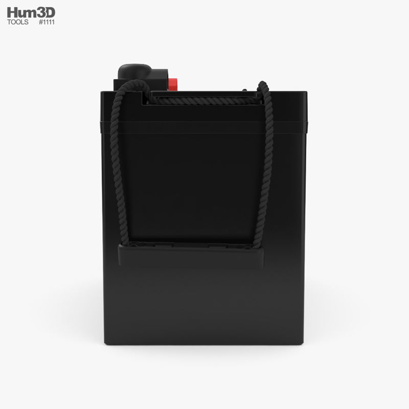 Car Battery With Handles 3D model CGTrader