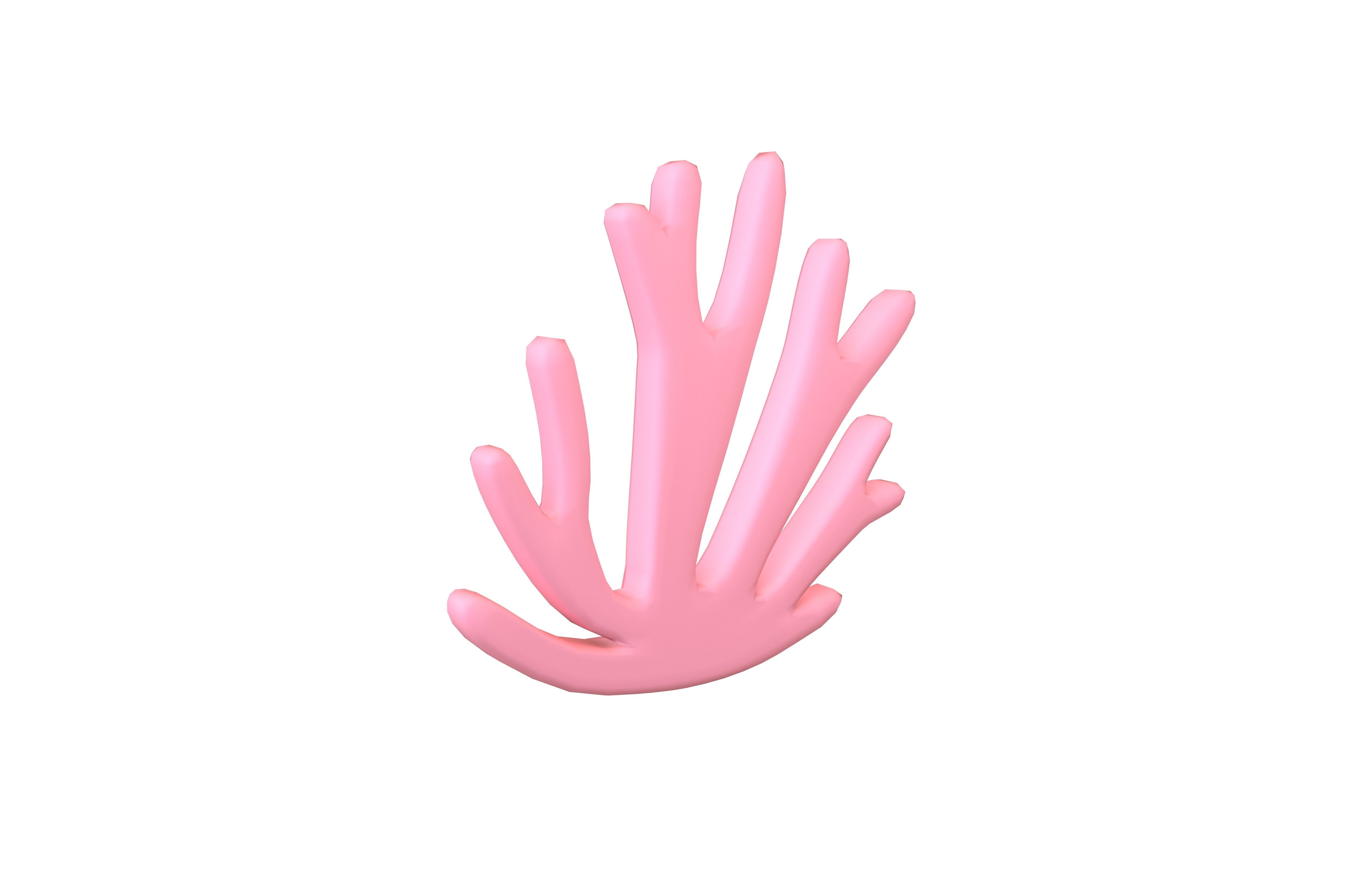 3D model Cartoon Coral v1 001 VR / AR / lowpoly CGTrader