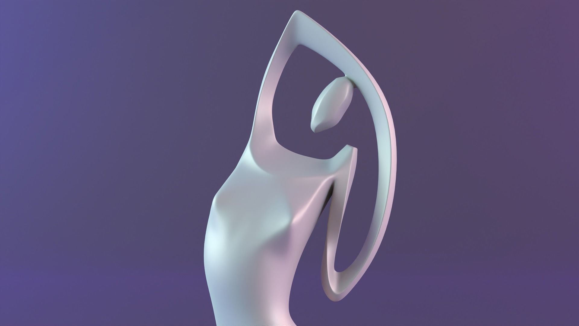 Ballet dance sculpture 3D model 3D printable | CGTrader