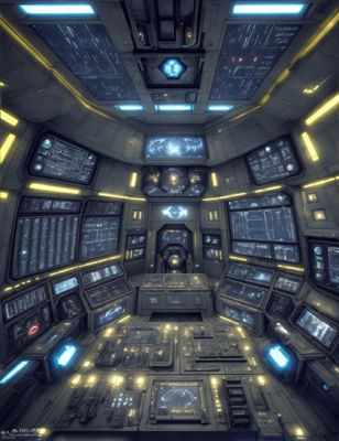 24 Spacecraft Interior Images 3D model | CGTrader