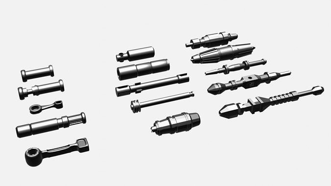TECH KitBash 01A 3D model | CGTrader