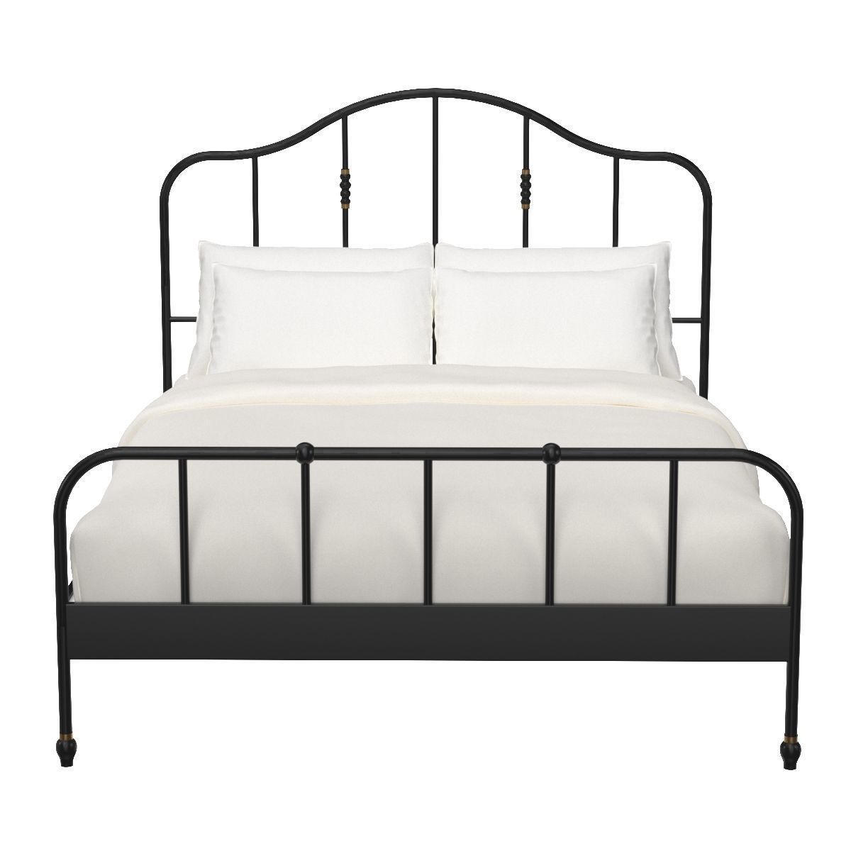 Ikea SAGSTUA Queen Bed Frame 3D model CGTrader