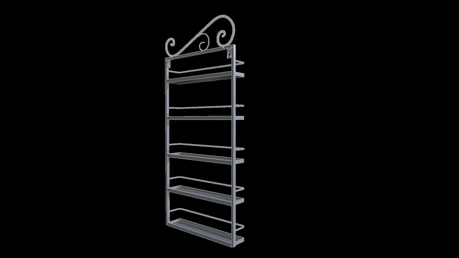 Wall Rack 3D model | CGTrader