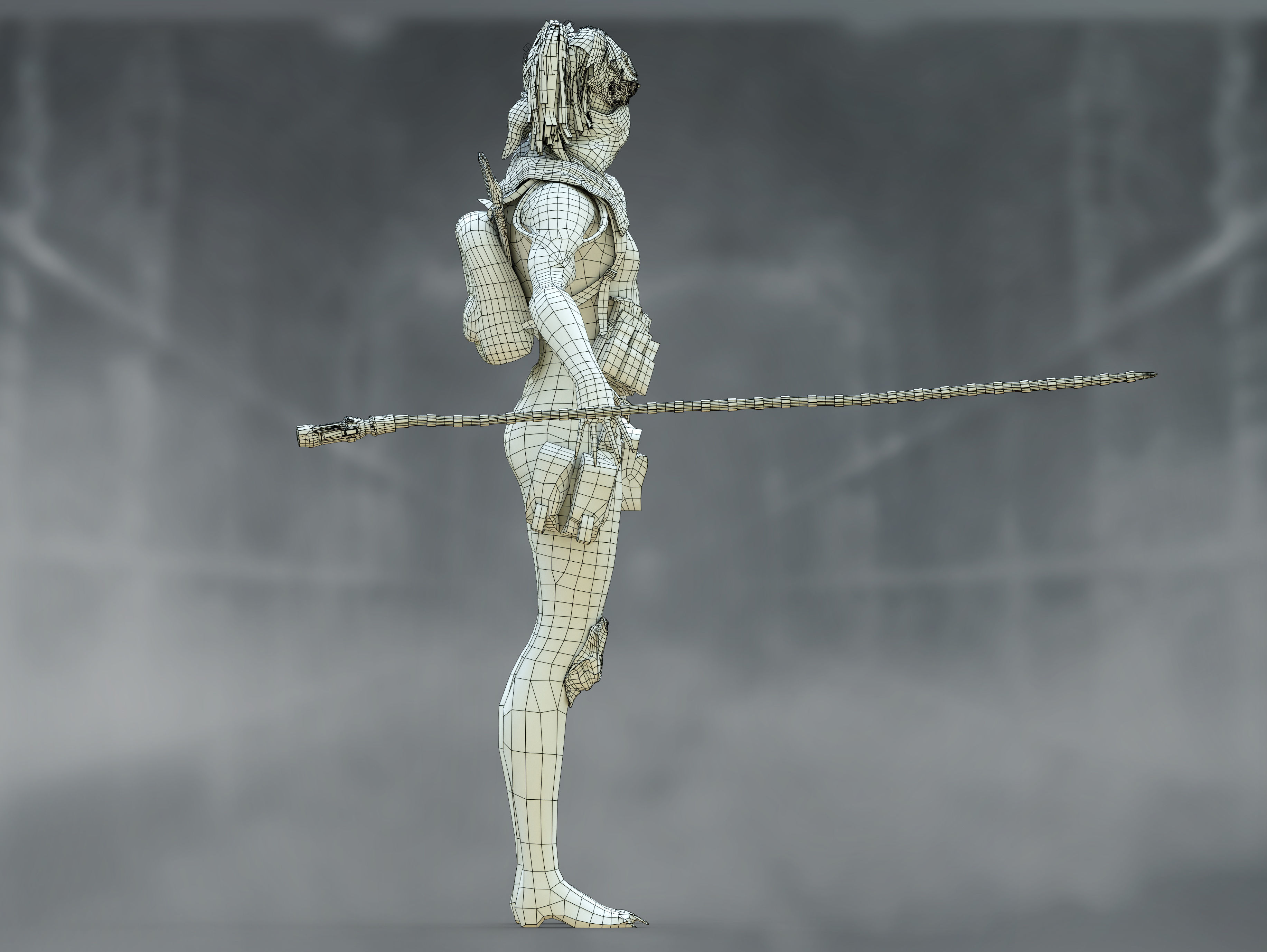 3D model Sci Fi Cyberpunk Valkyrie VR / AR / low-poly | CGTrader