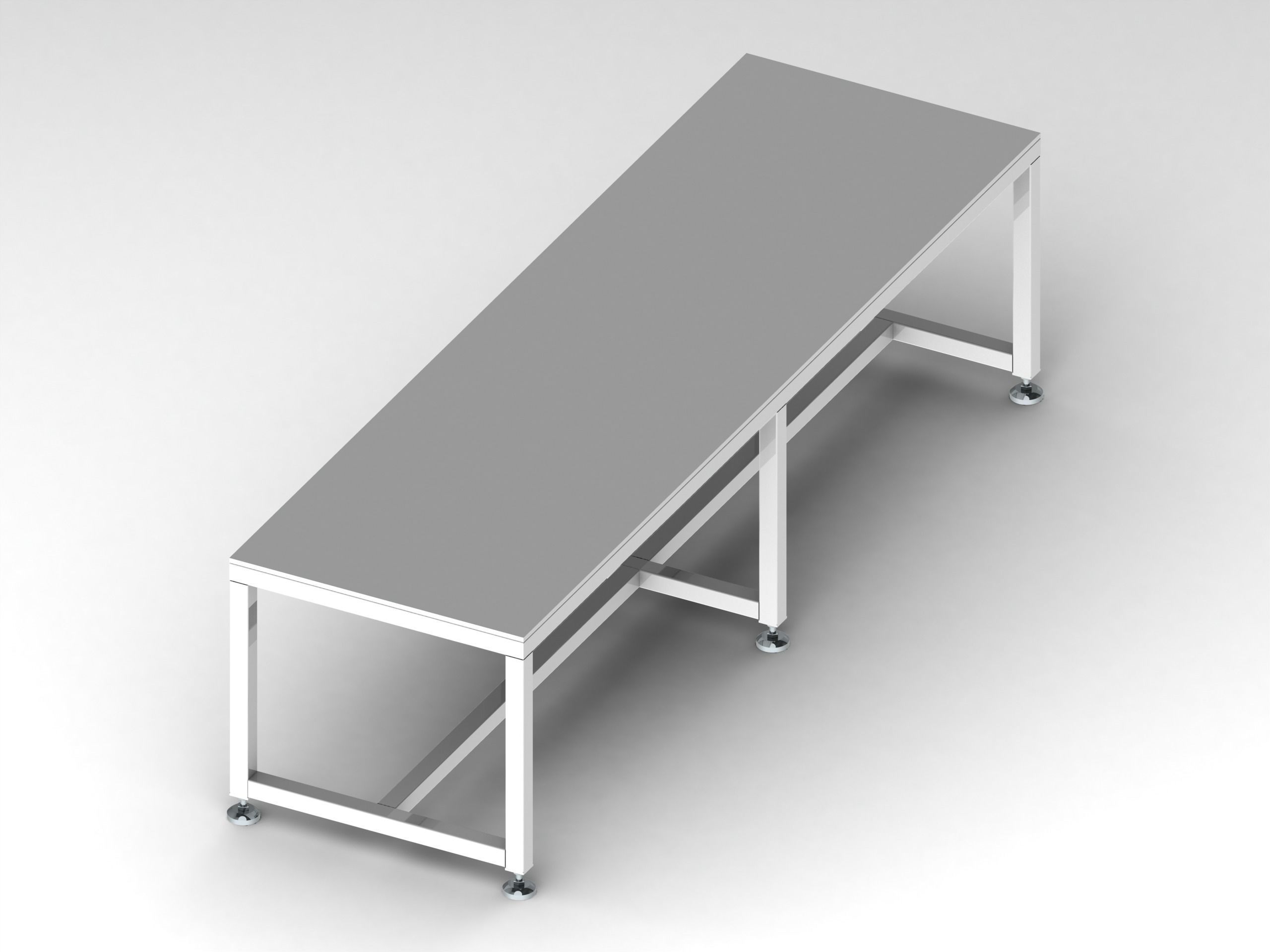 Table de 2000x600 avec bac D et renforts- DISTFORM - FCDR6020 main image 1