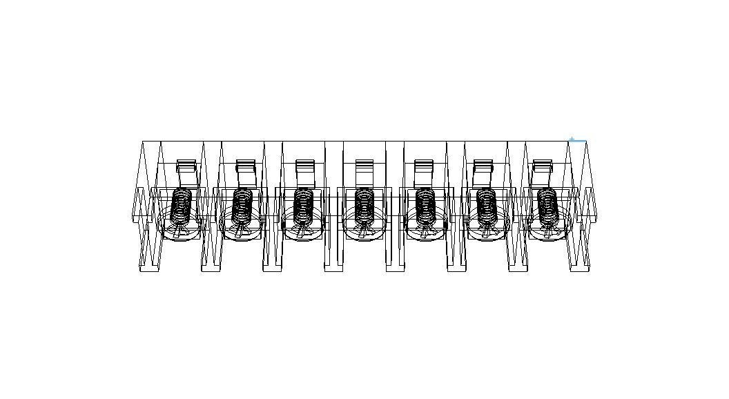 Barrier Type Terminal Block 3D model rigged CGTrader