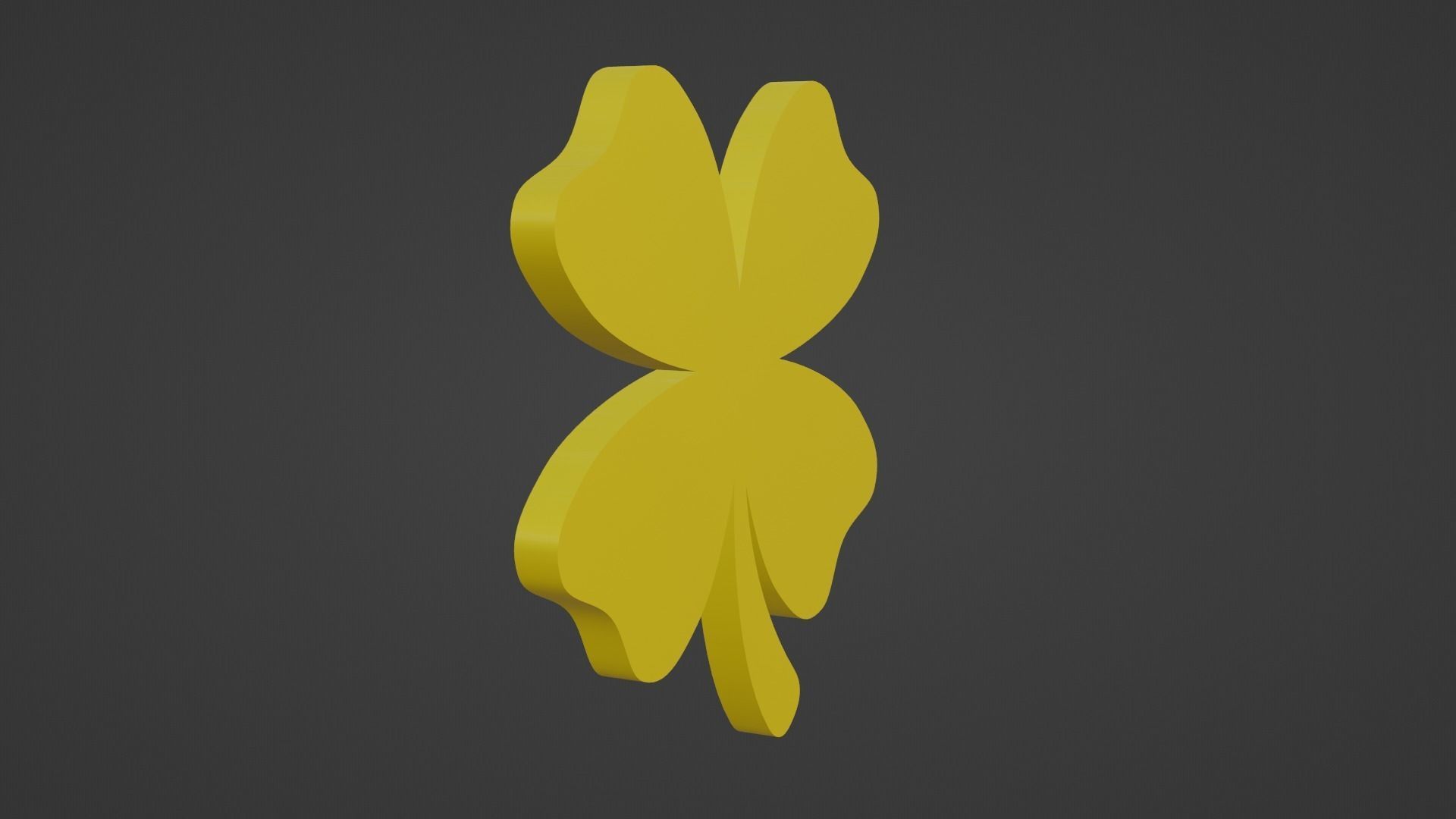 3D model Gold Clover VR / AR / lowpoly CGTrader