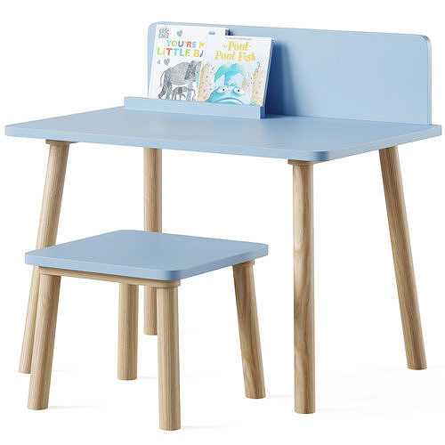 Set of childrens furniture Grete by LA REDOUTE INTERIEURS 3D model