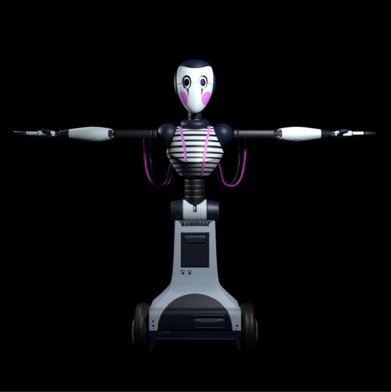 3D model Mime Bot FNAF Security Breach VR / AR / lowpoly CGTrader