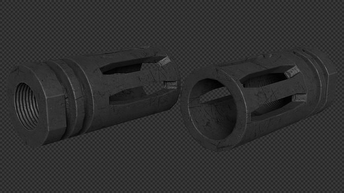 3D model AR-15 A2-Flash Hider VR / AR / low-poly | CGTrader