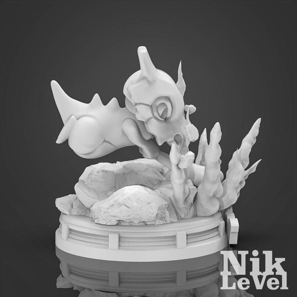 Cubone Pokemon 3D Printable 3D model 3D printable | CGTrader