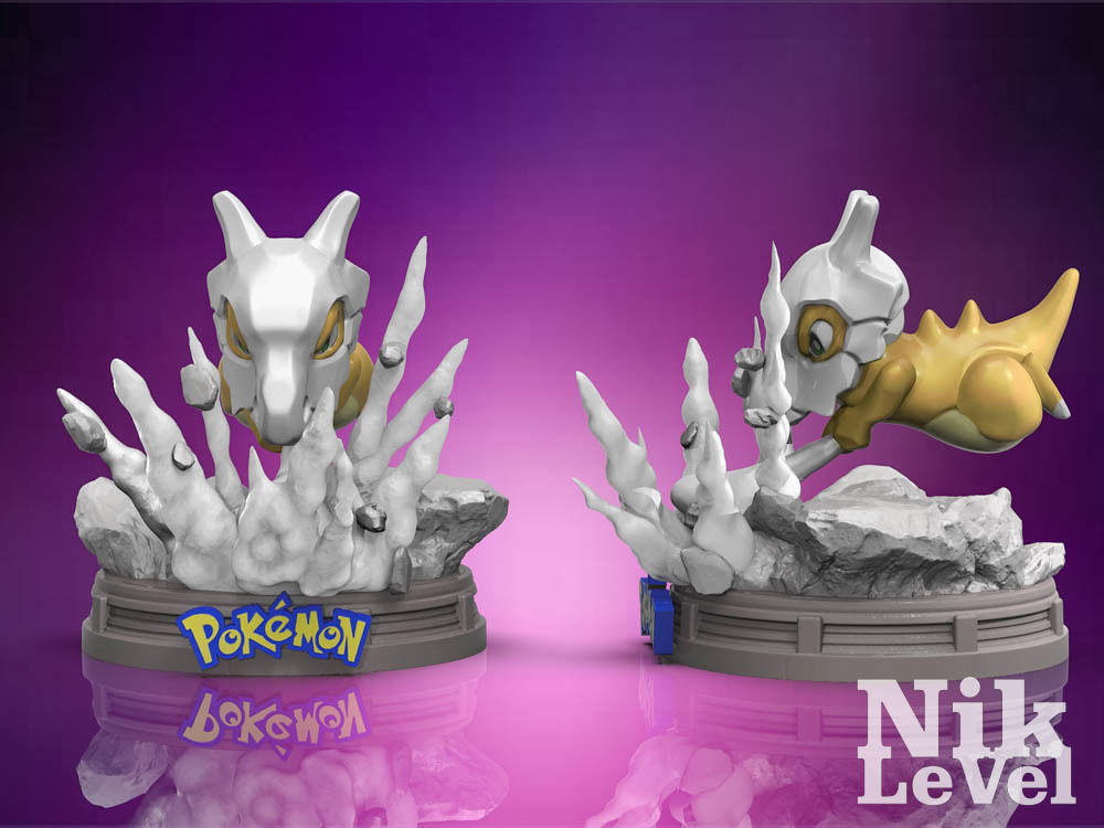 Cubone Pokemon 3D Printable 3D model 3D printable | CGTrader