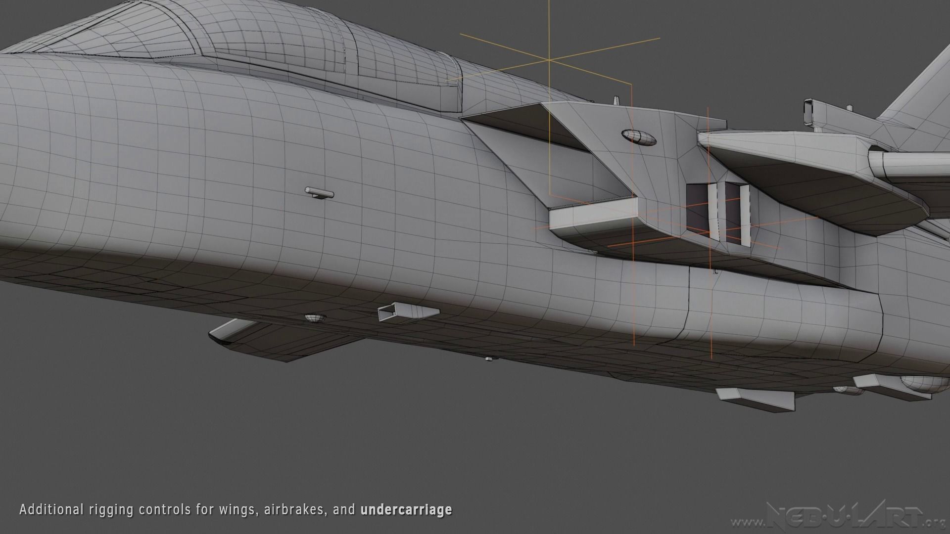 Panavia Tornado ADV F3 3D model rigged | CGTrader